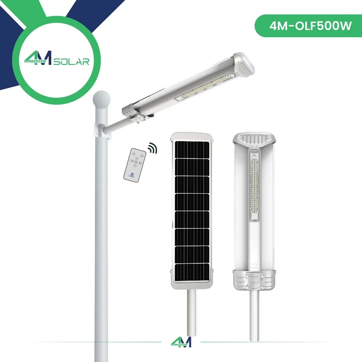 Lampadaire 4M SOLAR 4M-OLF-500W