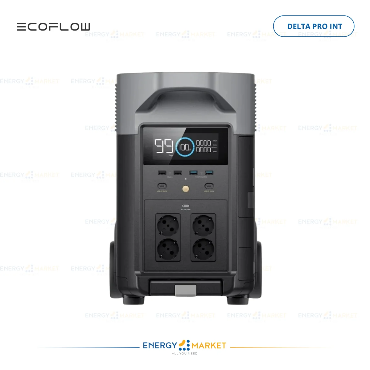 Station énergie portable EcoFlow DELTA PRO INT (3600W / 3,6kWh)