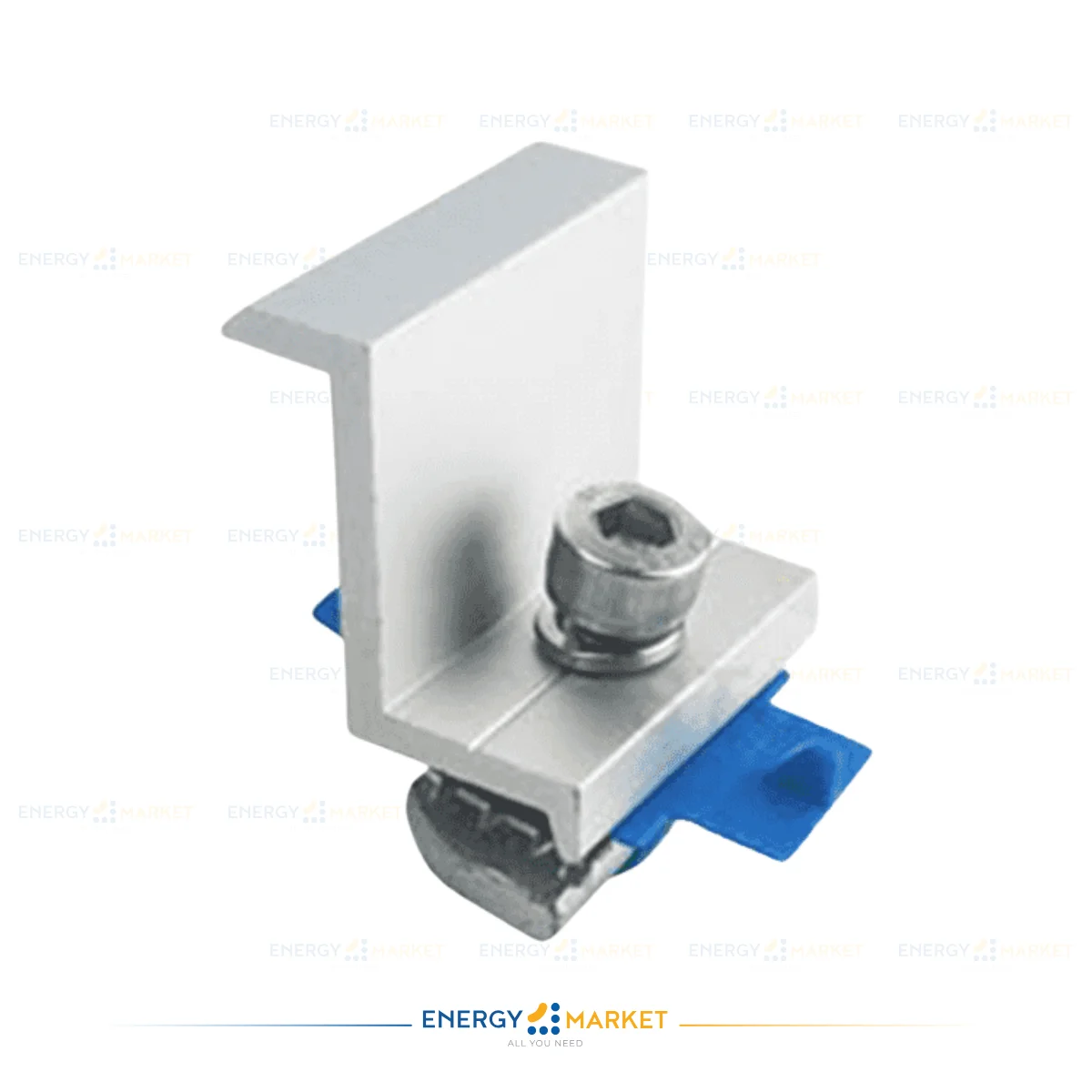 End Clamp Solaire Aluminium – Pince d’Extrémité pour Montage de Panneaux PV