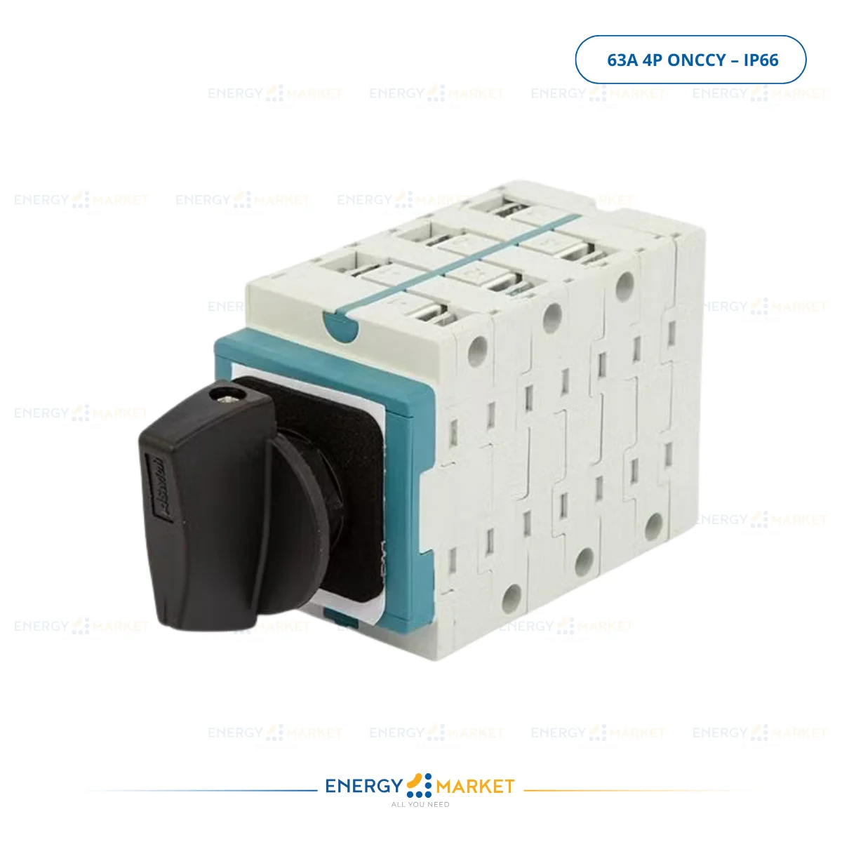 Switch Isolator 63A 4P ONCCY – Disjoncteur d’Isolement DC/AC – IP66