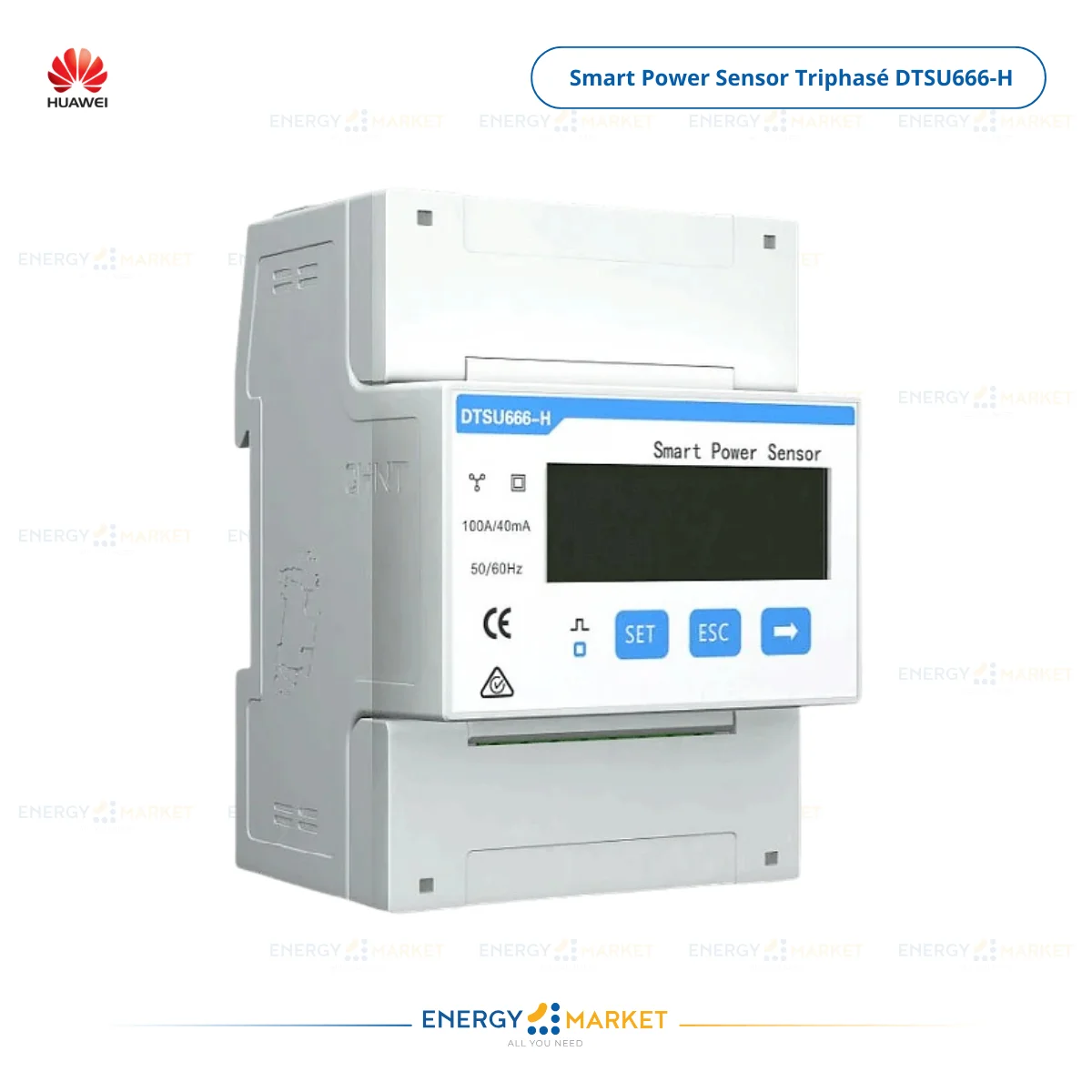Huawei Smart Power Sensor Triphasé DTSU666‑H – Capteur Intelligent de Mesure d’Énergie