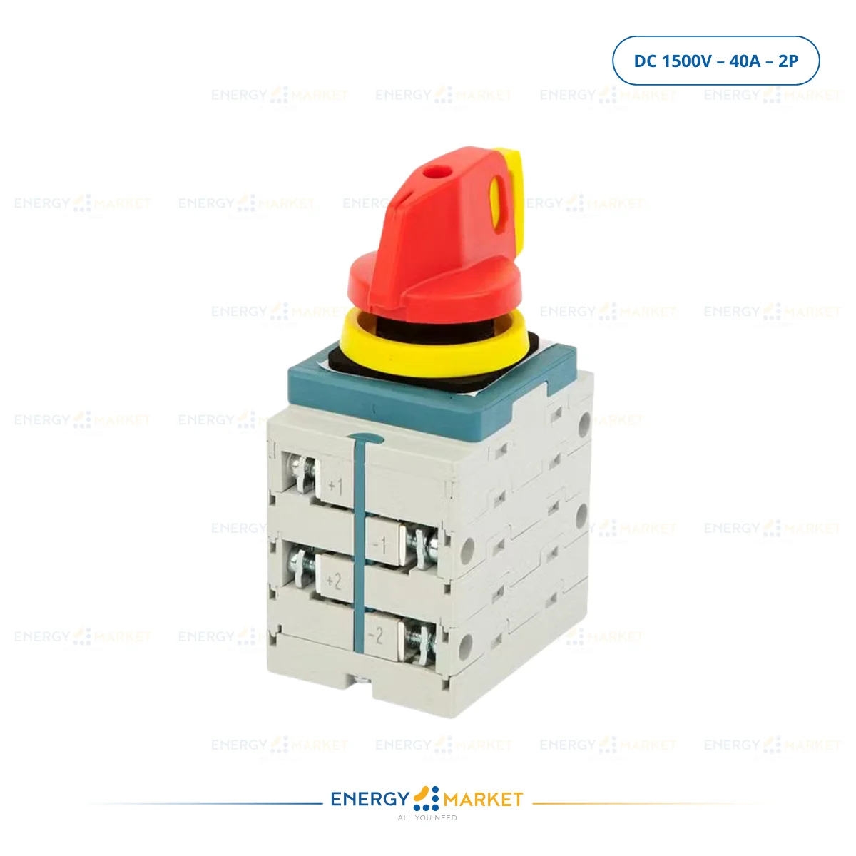 DC Isolator 1500 V Solar – Interrupteur d’Isolement 40 A 2P