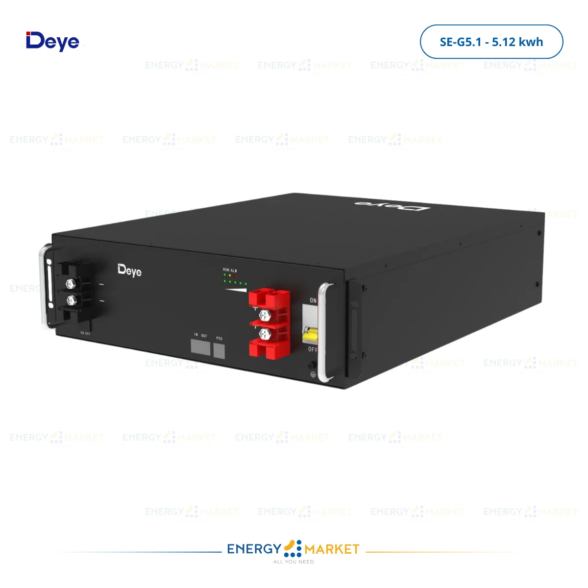 Batterie lithium solaire LiFePO4 Deye SE-G5.1 – 5.12 kWh