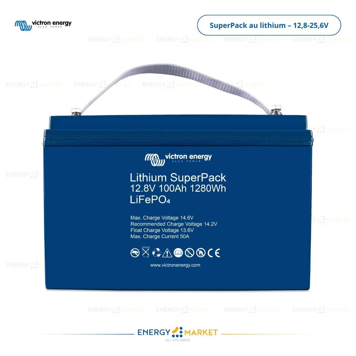 Batterie Lithium Victron SuperPack – 12,8V / 25,6V