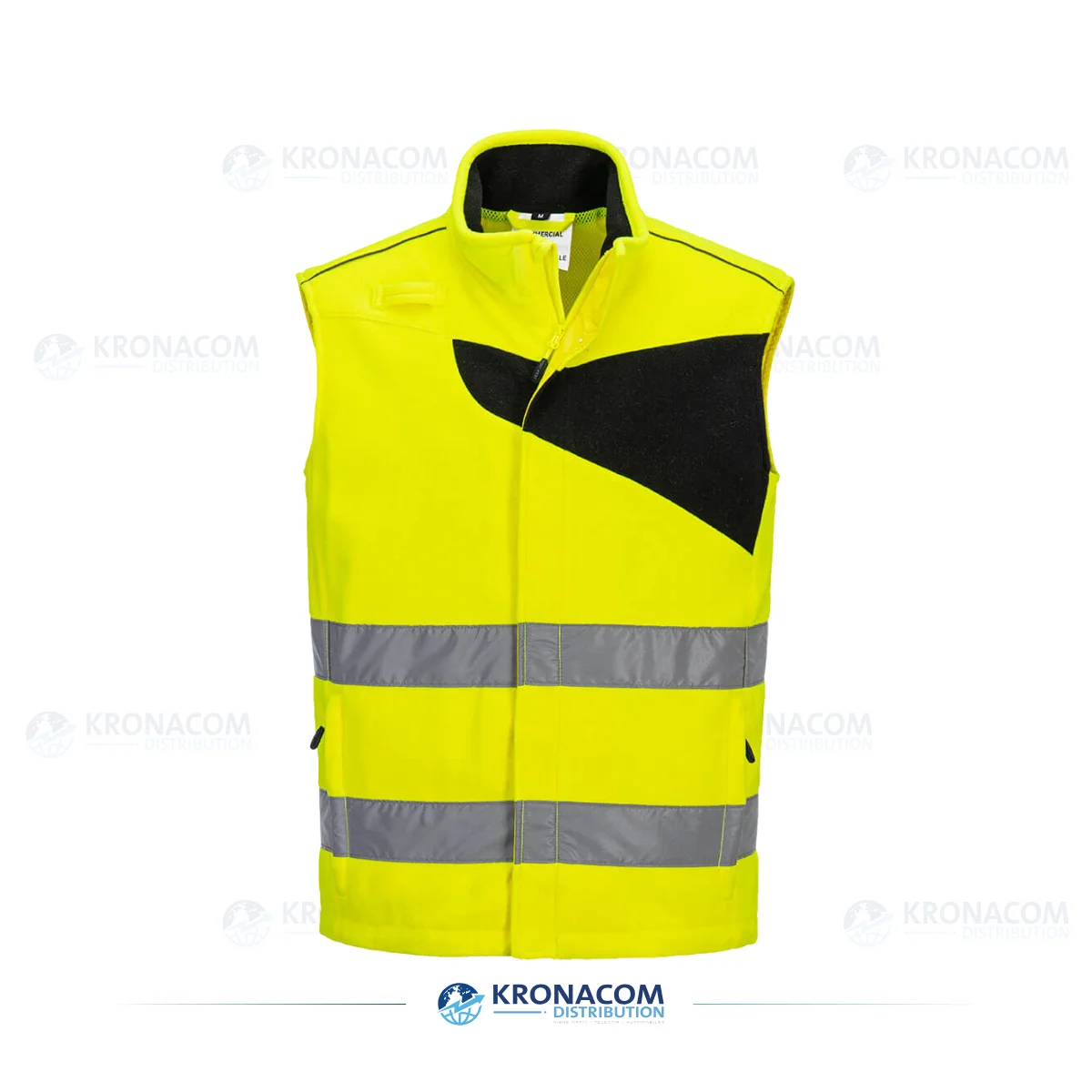 PW231 – PW2 Hi-Vis Fleece Bodywarmer
