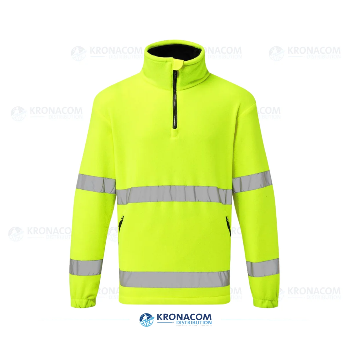 F302 – Hi-Vis 1/2 Zip Fleece