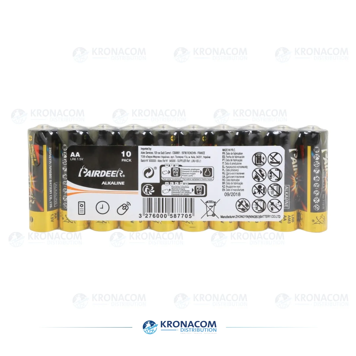 PAIRDEER LR06 Batterien 1,5 V – 10er-Pack Lithium & Alkaline Mix