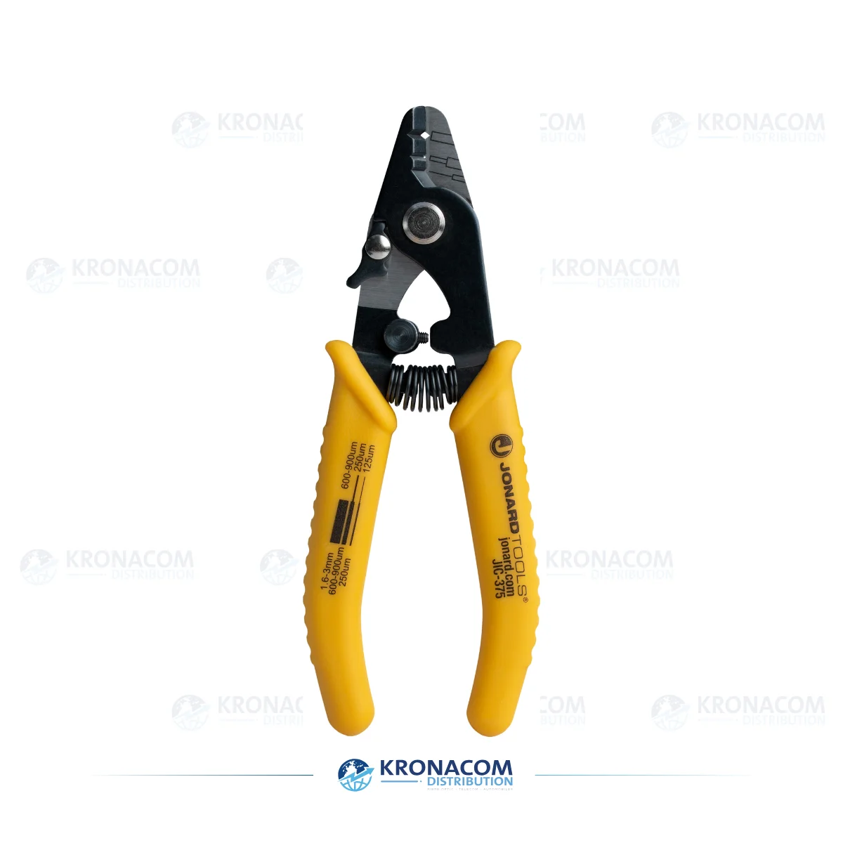 JIC-375 Fiber Optic Stripper – Glasfaser-Abisolierzange, Drei-Loch