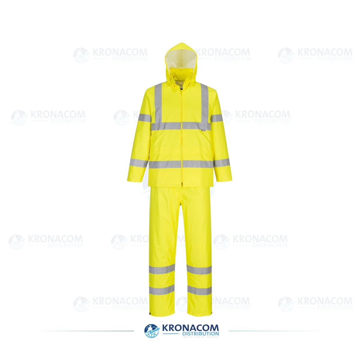 H448 – Rollbares Hi-Vis Regen-Set