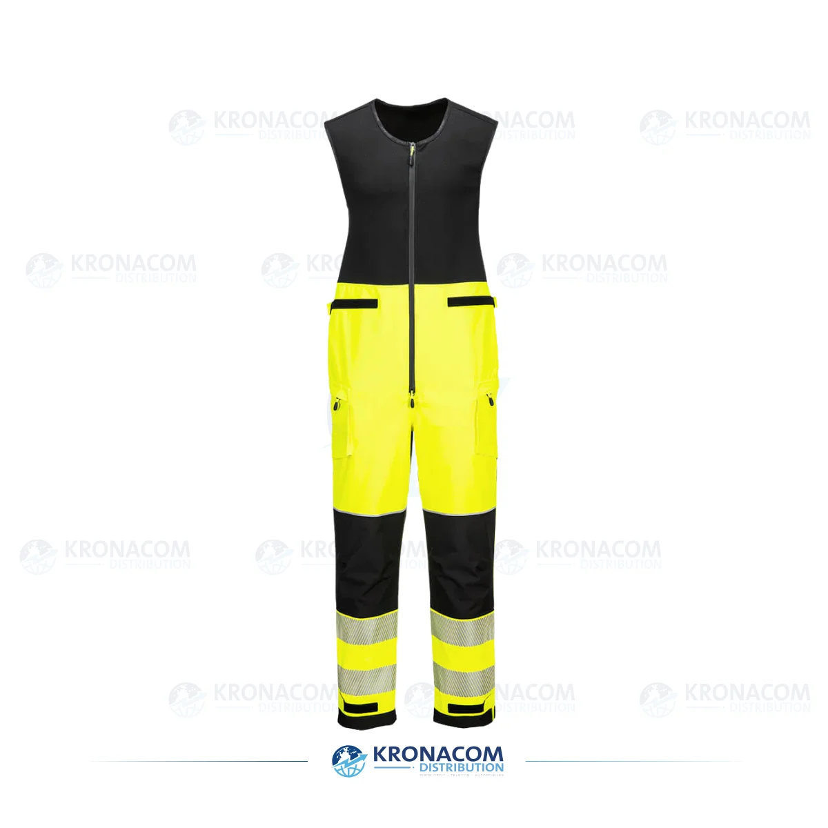 T150 – PW3 Hi-Vis wasserdichte Latzhose (3L)