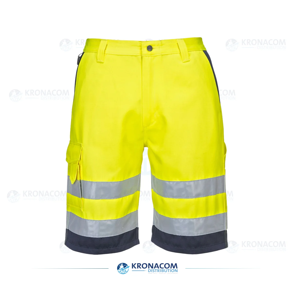 L043 – Hi-Vis Sommer-Short Poly-Baumwolle