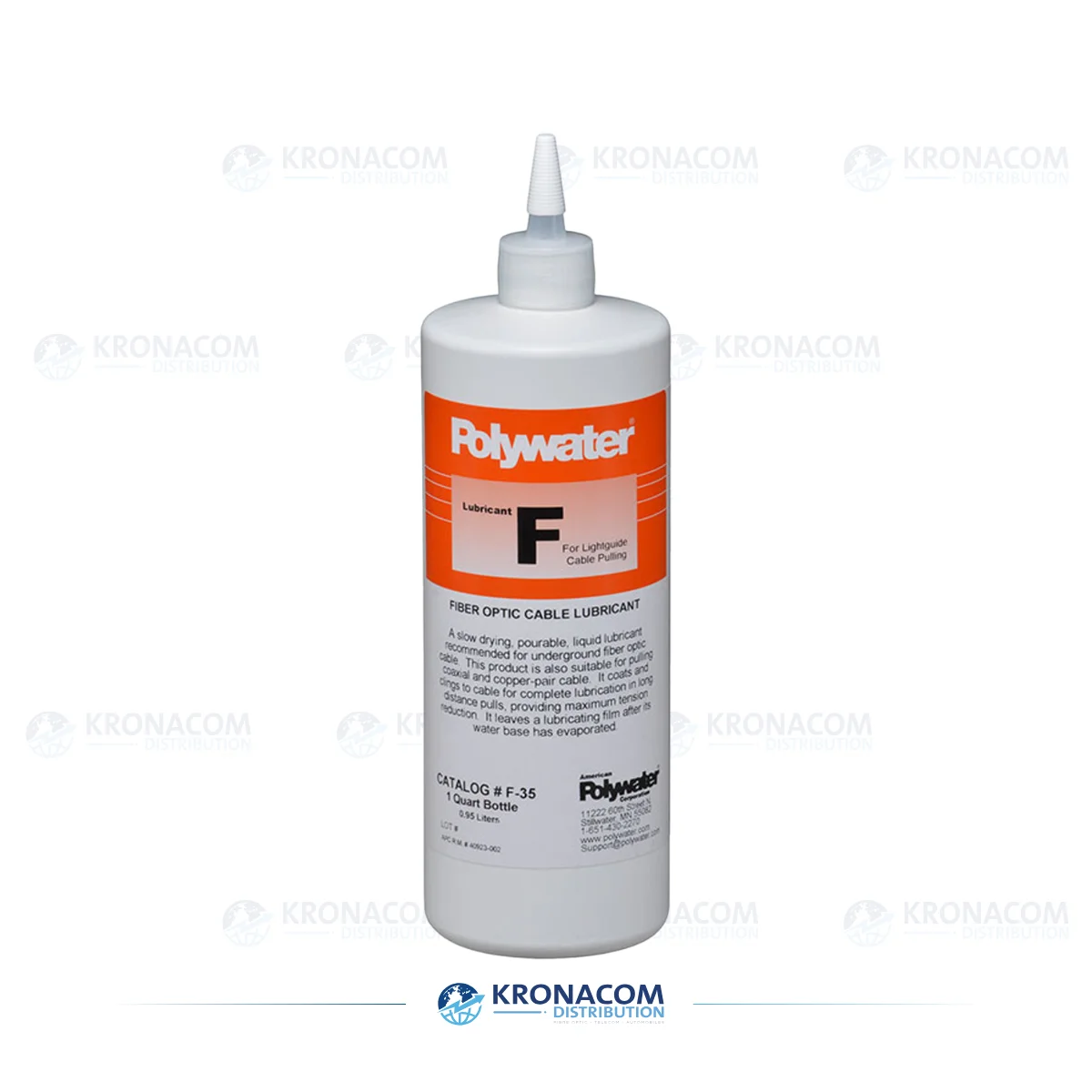 Polywater® Lubricant F – Kabelzug-Schmiermittel, 0,95 L Quetschflasche